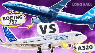 The Boeing 737 vs Airbus A320  How Do They Compare [upl. by Htehpaj]