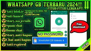 WhatsApp mod terbaru 2024  wa GB terbaru free download  no bug‼️ [upl. by Lifton]