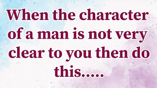 When the character of a man is not clear to you Clever advice quotes  Quotes Quoteswithtimci [upl. by Call]