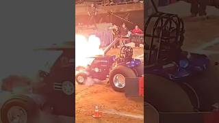 National Farm Machinery show tractor pull and T8 Tomcat turbo blows [upl. by Nnazil510]