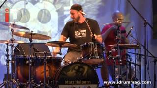 Matt Halpern Drum Solo  Meinl Festival 2012  iDrum Magazine Archives [upl. by Nayra]