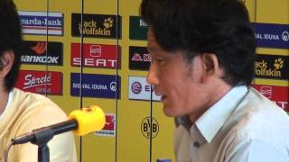 Pressekonferenz mit Shinji Kagawa zum Benefizspiel BVBJapanStars [upl. by Weinberg87]