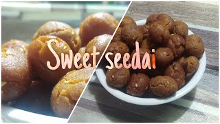 seedai sweet recipes  how to make seedai  seedai seivathu eppadi  Krishna Jayanthi Special [upl. by Peyter]