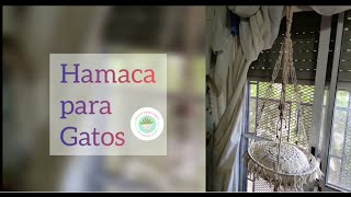 Hamaca para gato en macrame [upl. by Artekal]