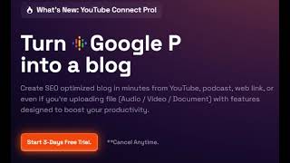 Blogify  turn any video into a blog [upl. by Ahsirtap926]