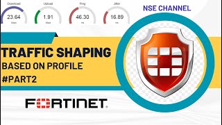 Traffic Shaping based on Profile pada Fortigate Firewall [upl. by Lebanna]