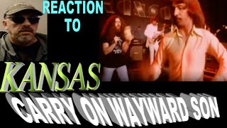 Kansas  Carry on Wayward Son  Official Video  Reaction [upl. by Darill]