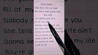 Rockabye ✍️ Song Lyrics shorts [upl. by Notnad682]