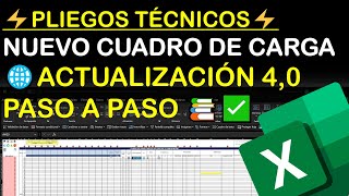 ⚡Cuadro de Carga⚡ Versión 40⚡PASO A PASO✅⚡ [upl. by Annaj777]