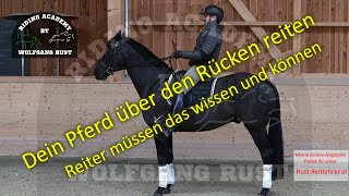 F63 Der Schenkeldruck amp Pferde vor dem Schenkel Reiten Der Weg dein Pferd rund durchs Genick reiten [upl. by Asseniv]