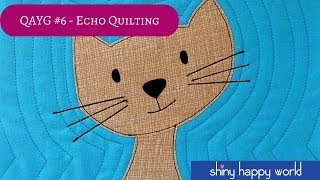 Quilt As You Go 6  Echo Quilting [upl. by Lledrev]