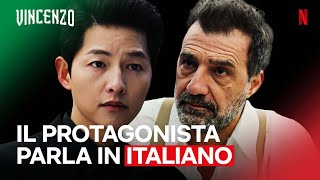 SONG JOONGKI parla in ITALIANO in VINCENZO  Netflix Italia [upl. by Araiet5]