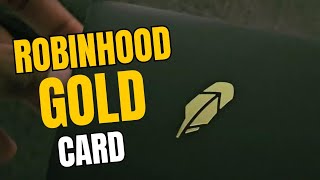 Unboxing The Robinhood Gold Card [upl. by Sneve]