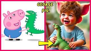 Peppa Pig Characters as Humans 🐷  Guess The Voice Quiz  Their Favorite Movies amp More PeppaPig [upl. by Penn909]