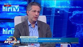 Napi aktuális  Schiffer András 20231129  HÍR TV [upl. by Eatnahc]