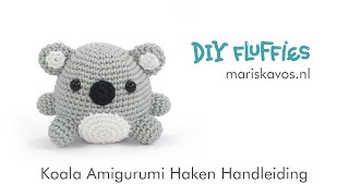 Kobi de Koala Amigurumi haakpatroon Nederlands [upl. by Southworth]