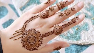 80 simple photo mehndi designs  rakhi mehndi designs  easy mehndi designs  shammihennaart [upl. by Burt672]