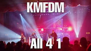 KMFDM  ALL 4 1  Hyëna Tour 202223 Official Live Music Video [upl. by Nylavad]