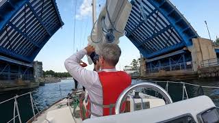 Entering Charlevoix through the Channel into Round Lake [upl. by Awe]