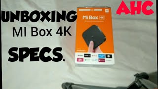 MI Box 4K UNBOXING  SPECIFICATION  REVIEW MDZ22AB  Check Description [upl. by Hump991]