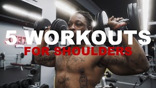 5 EASY SHOULDER WORKOUTS [upl. by Waylen872]