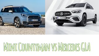 Mini Countryman vs Mercedes GLA [upl. by Marston]