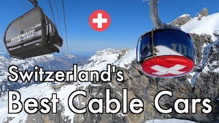 🇨🇭Switzerlands best cable car rides🚠  In amp Around Switzerland Winter Trailer [upl. by Atimad]