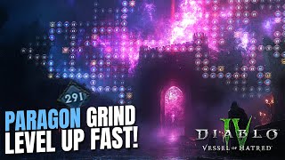 How to Farm Experience  BEST Paragon Farming in Diablo 4 Vessel of Hatred [upl. by Oirramed]