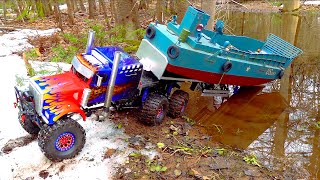 OPTiMUS OVERKiLL Launches a Warship  RC ADVENTURES [upl. by Renfred]