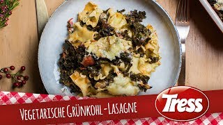 Vegetarische GrünkohlLasagne  TRESS REZEPTE [upl. by Mcafee]