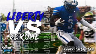 HIGH SCHOOL FOOTBALL  Olentangy Liberty vs Dublin Jerome  HIGHLIGHT [upl. by Rats]