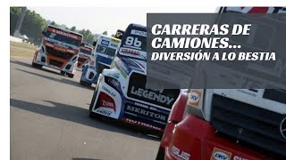 Carreras de CAMIONES diversión a lo BESTIA [upl. by Aicirtan]