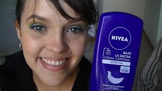 Nivea Crema BAJO LA DUCHA Reseña  MakeupByNanas [upl. by Mirak]