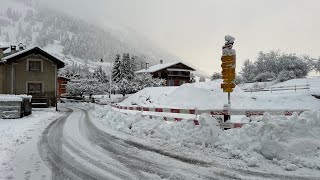 W Kaiser Snowing ❄️ in Sta Maria  Val Müstair [upl. by Lleuqram]