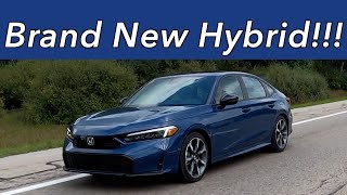 2025 Honda Civic Sport Touring Hybrid Review More Efficient But Still a Driver [upl. by Peck]