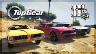 GTA 5 Online  Top Gear Edition Muscle Car Challenge [upl. by Brewster910]