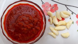 राजस्थानी लहसुन की चटनी  Rajasthani Lehsun ki Chutney Recipe  Garlic Chutney In Hindi [upl. by Haianeb908]