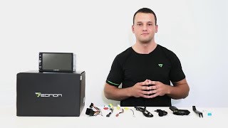 Eonon GA2170 Bluetooth Car Stereo  Unboxing and Introduction of The Interface amp Buttons [upl. by Son]