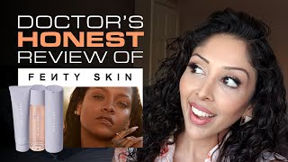 FENTY SKIN by DOCTOR V BROWN DARK SKIN OF COLOUR Dr V fenty skincare review [upl. by Remmus]