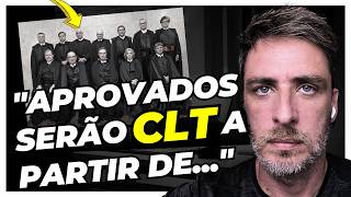 ⏰ CONCURSADOS CLT Quando começa a valer [upl. by Suqram]