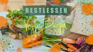 VEGGIEBURGER mit Bohnenlaibchen  vegan  RESTLESSEN 1 [upl. by Garceau]