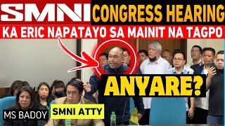 GRABE GINISA SA CONGRESS HOUSE HEARING KA ERIC NAPATAYO MAINIT NA TAGPO [upl. by Jammie]