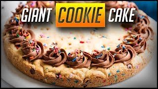 How to Make Chocolate Chip Cookie Cake  The Stay At Home Chef [upl. by Lleret]