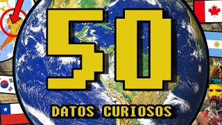 50 DATOS CURIOSOS DEL MUNDO Geografía [upl. by Eelahc]