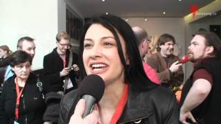 Interview Kaliopi Crno i Belo  Macedonia Eurovision 2012 [upl. by Asilim582]