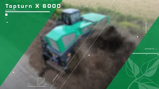 Komptech Topturn X 6000 windrow turner [upl. by Attiuqram]