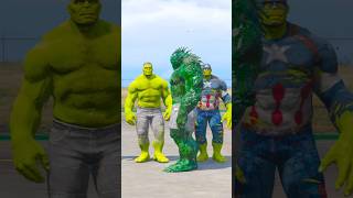 COLOURFULL SPIDERMAN VS MCU HULK TEAM BATTLE WHO IS STRONGEST 3 shorts [upl. by Hamaso654]