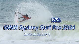 WSL GWM Sydney Surf Pro 24  Day 4 Mens Heats [upl. by Malloch]