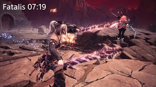 MHW Iceborne Fatalis 0719 Dual Blades [upl. by Shields]