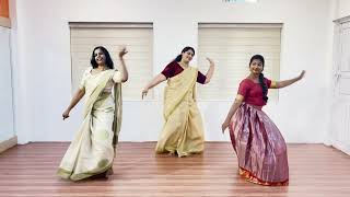 Onam Dance Arranged by Samudra Dance Studio Koorkenchery [upl. by Ecirtemed]